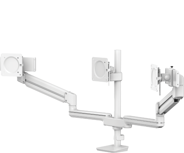 Tallo Modular™ 3FMS トリプルモニターアームホワイト